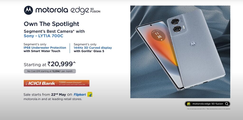 Motorola edge 50 fusion offers